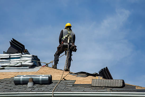 Professional Roofing technician working in Elk Park, NC
